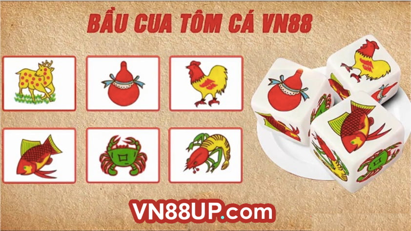 Các biểu tượng trong bầu cua VN88