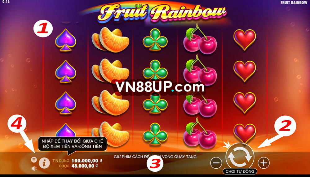 Game slots trái cây cực thú vị tại VN88