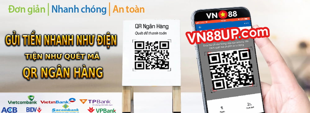 VN88 hỗ trợ rút tiền nhanh mọi ngân hàng